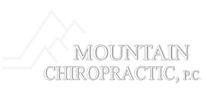The Mountain Chiropractic, P.C. website white logo